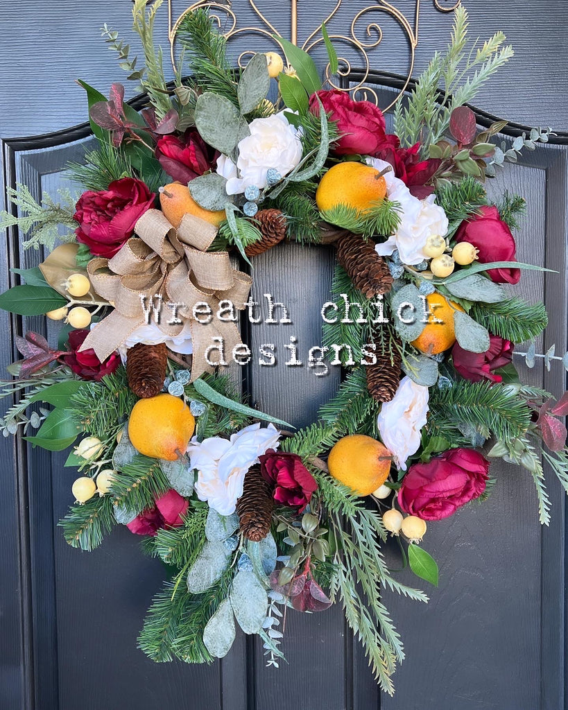 Holiday Fruit Wreath